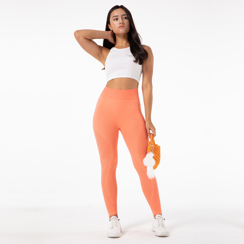 Seamless Hollow Push-Up Leggings