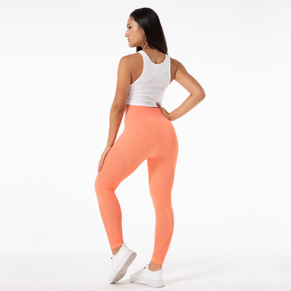 Seamless Hollow Push-Up Leggings