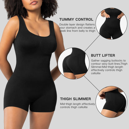 Solid Integrated Sports Shapewear